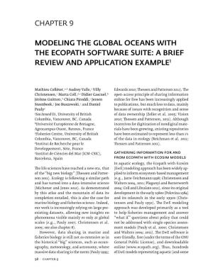 Chapter 9 Modeling the Global Oceans with The