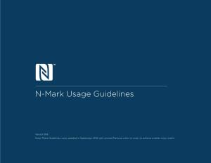 N-Mark Usage Guidelines