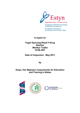 A Report on Ysgol Gymraeg Rhyd-Y-Grug Aberfan