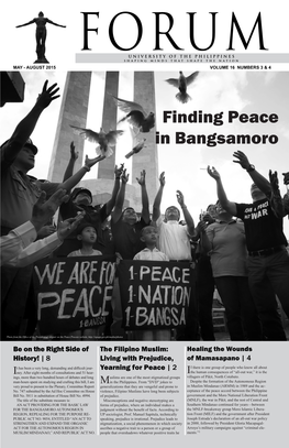 Finding Peace in Bangsamoro