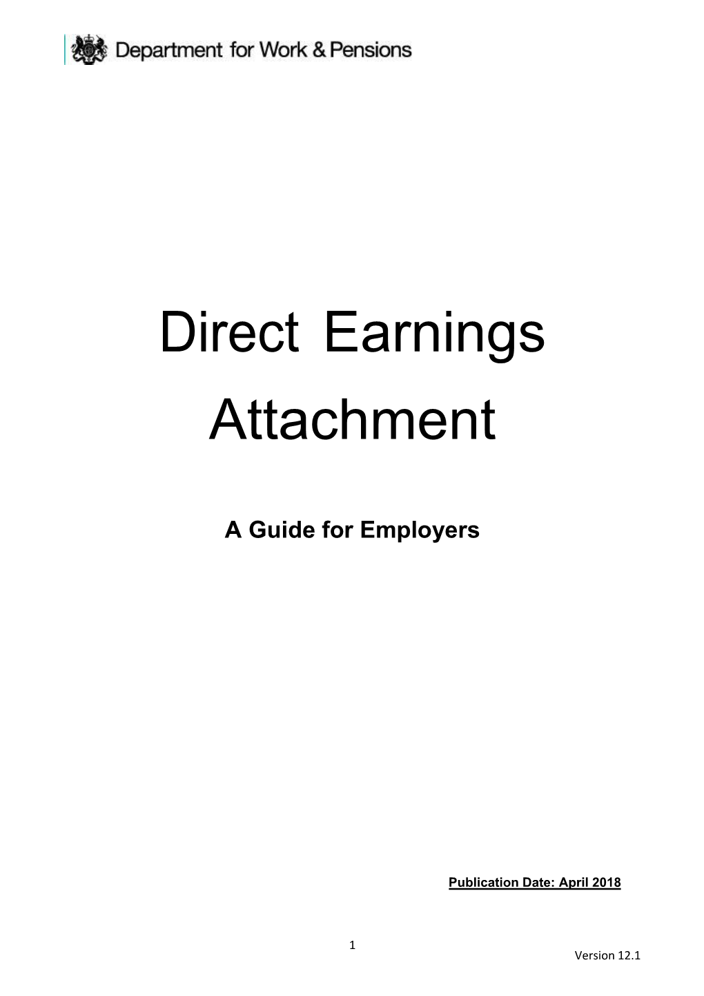Direct Earnings Attachment