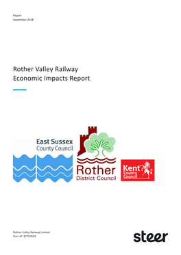 Rother Valley Railway Economic Impacts Report