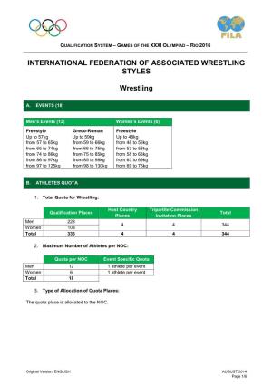 International Federation of Associated Wrestling Styles