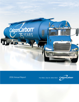 Calgon Carbon Corporation 2016 Annual Report