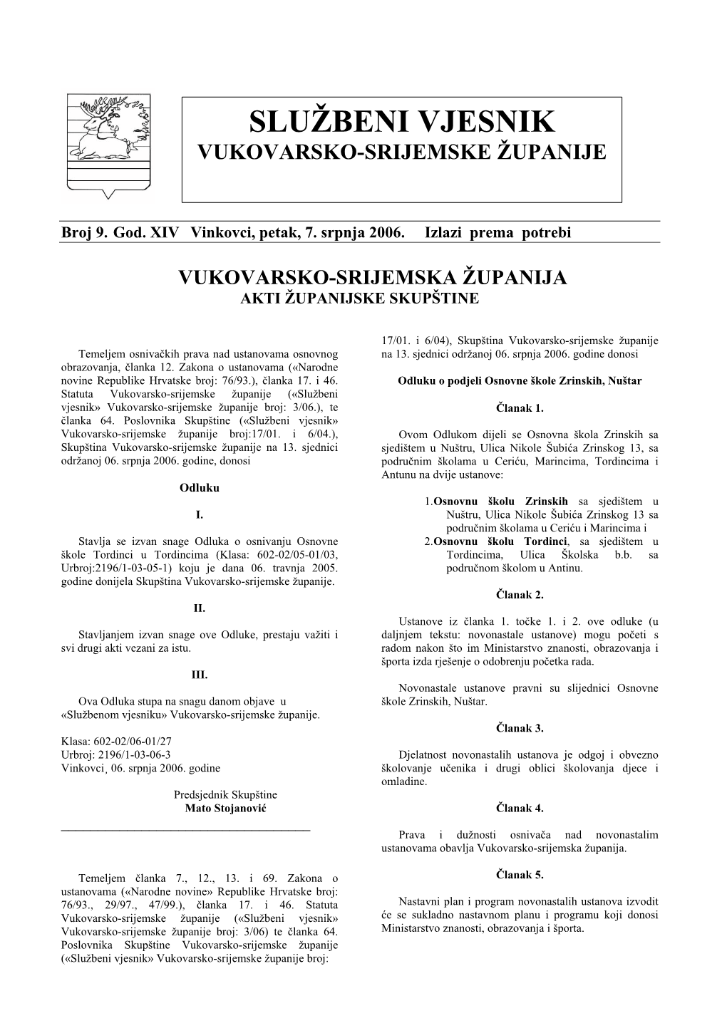 Vukovarsko-Srijemske Županije