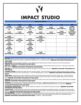 Impact-Studio-Schedule-Feb19 WEB.Pdf