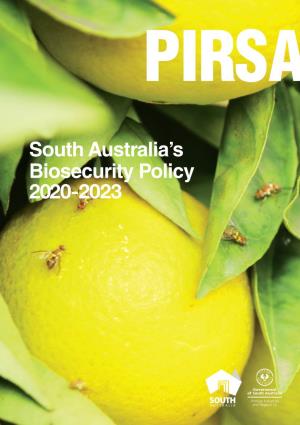South Australia's Biosecurity Policy 2020-2023
