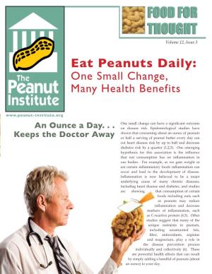 Eat Peanuts Daily: Clinical Nutrition