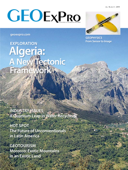 Algeria: a New Tectonic Framework