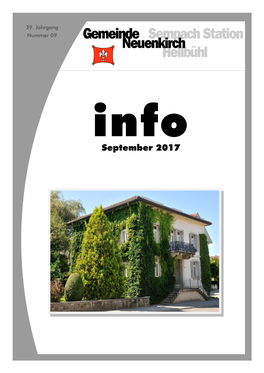 Info September 2017