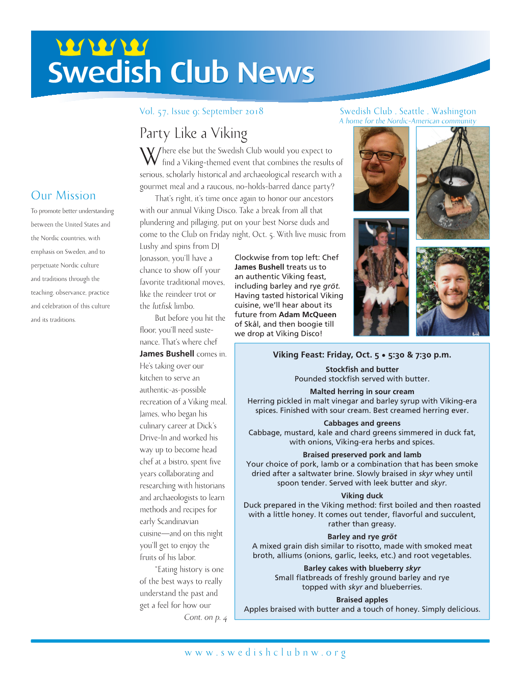 Swedish Club News