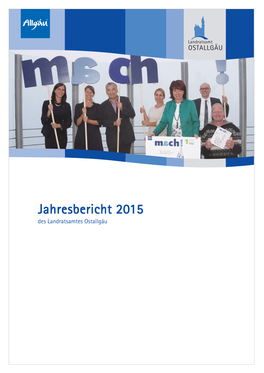 Jahresbericht 2015 Des Landratsamtes Ostallgäu