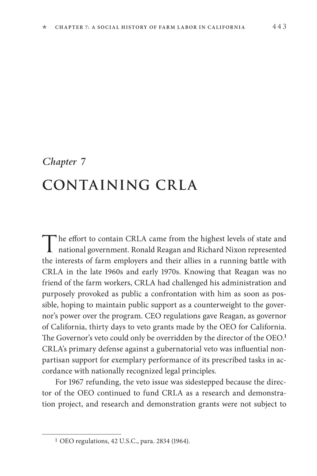 Chapter 7: a Social History of Farm Labor in California 443