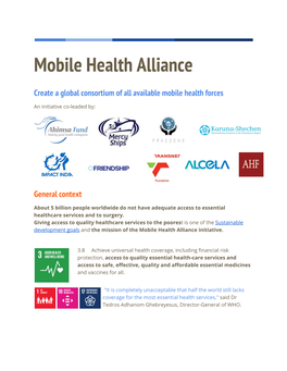 Mobile Health Alliance