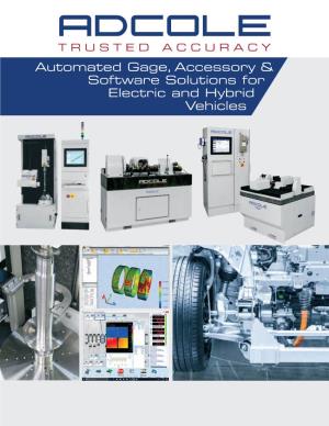 Automated Gage, Accessory & Software