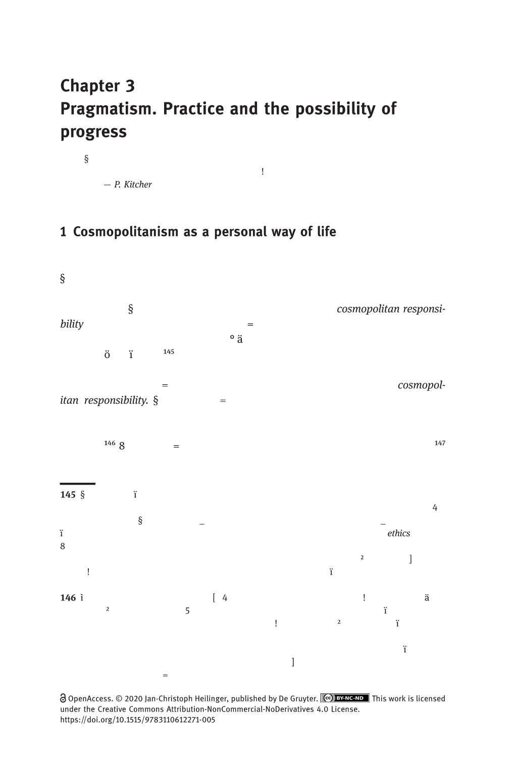 Pragmatism. Practice and the Possibility of Progress