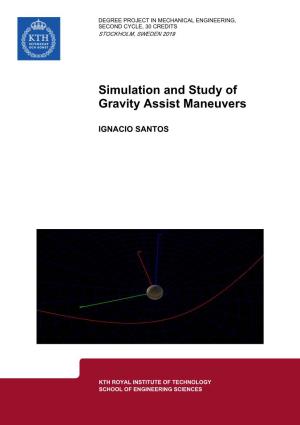 Simulation and Study of Gravity Assist Maneuvers