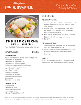 Shrimp Ceviche: 1