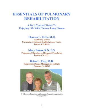 Essentials of Pulmonary Rehabilitation