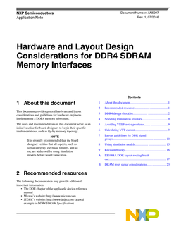 AN5097, Hardware and Layout Design Considerations for DDR4