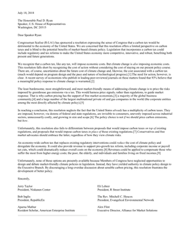 July 18, 2018 the Honorable Paul D. Ryan Speaker, U.S. House of Representatives Washington, DC 20515 Dear Speaker Ryan: Congres