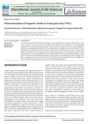 (4) Determination of Organic Acids in Fruit Juices by UPLC.Cdr