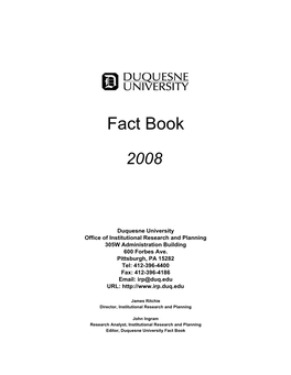 Work Copy 2008 Fact Book