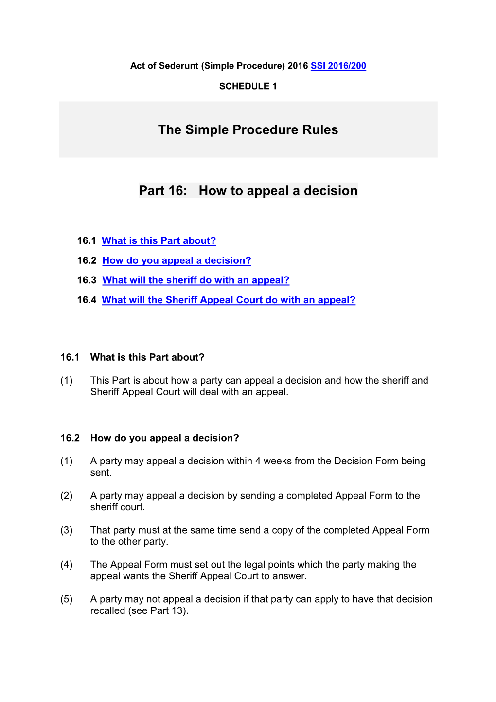 Part 16: How to Appeal a Decision