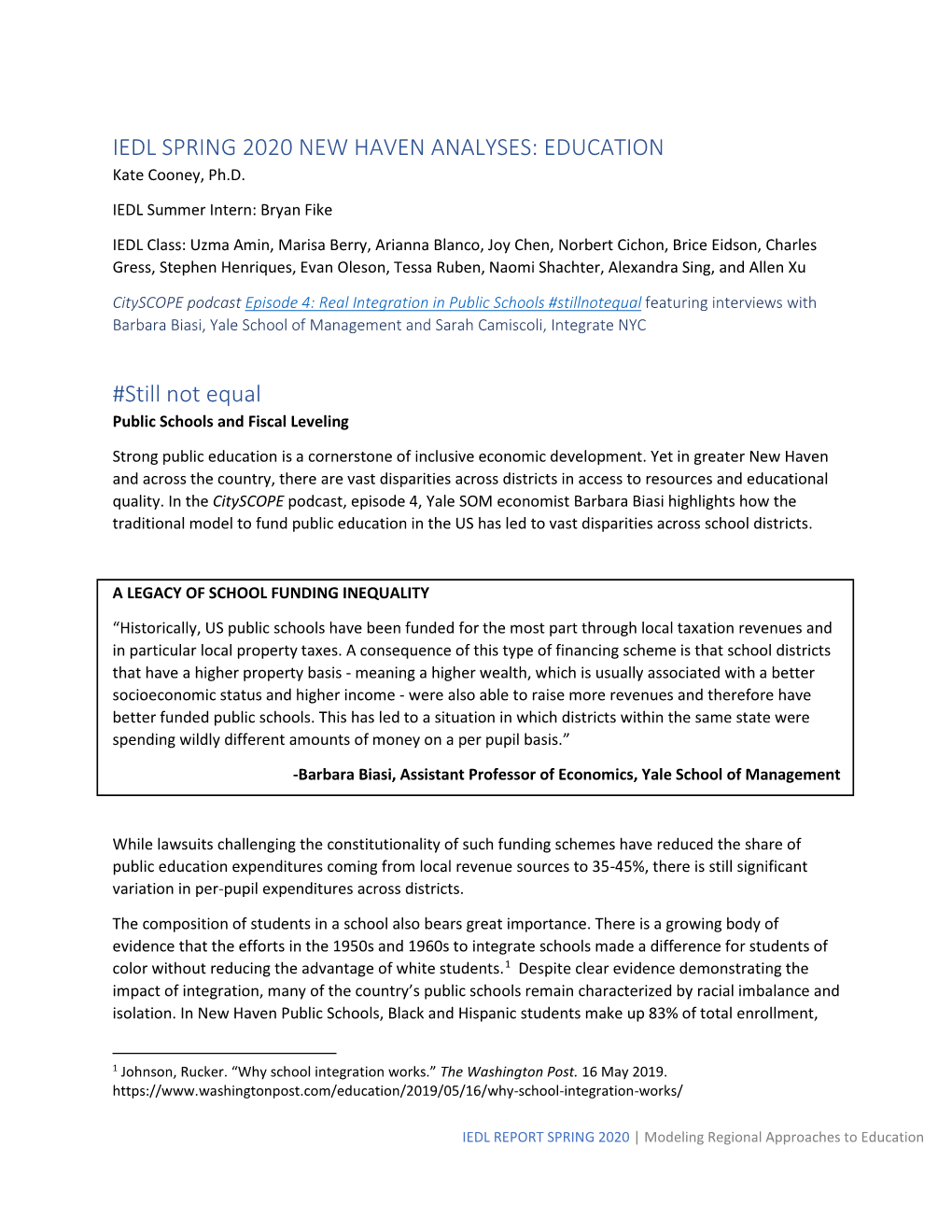 IEDL Report Spring 2020-Modeling Regional Approaches to Education