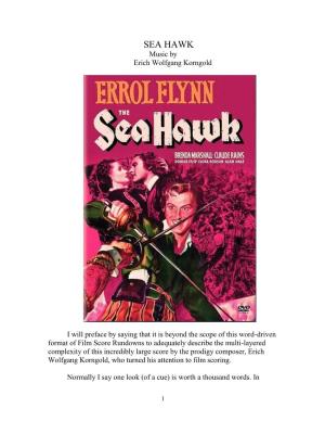 SEA HAWK Music by Erich Wolfgang Korngold