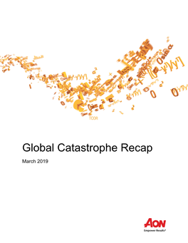 Global Catastrophe Recap March 2019