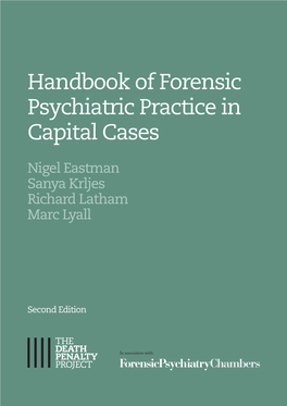 Handbook of Forensic Psychiatric Practice in Capital Cases