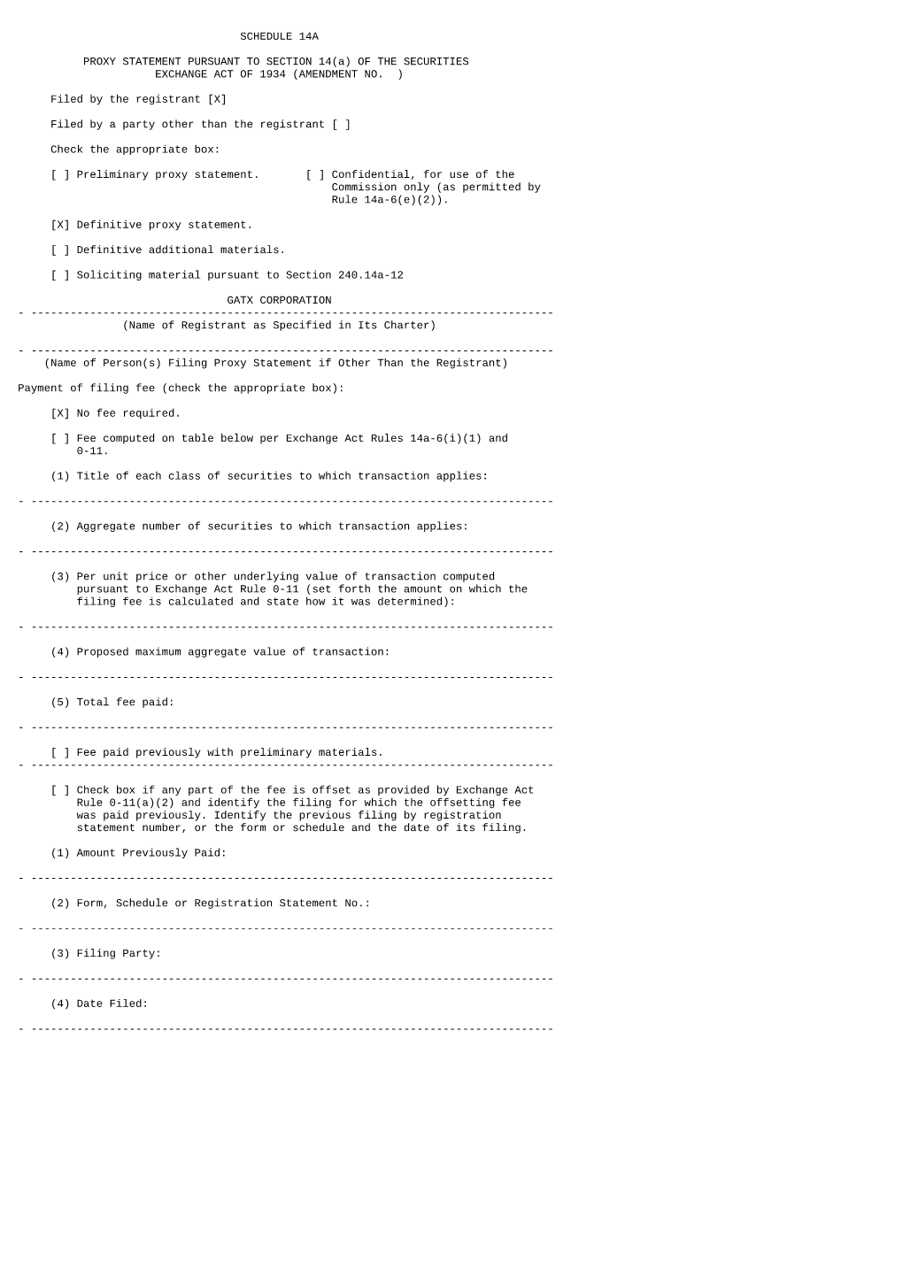 Schedule 14A Proxy Statement