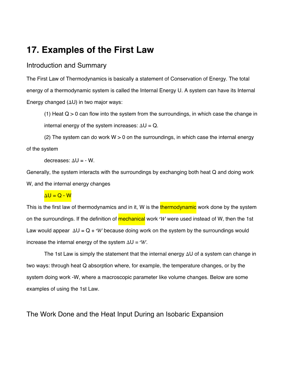 17.Examples of the 1St Law Rev2.Nb