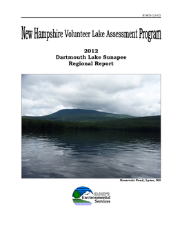 2012 Dartmouth Lake Sunapee Regional Report