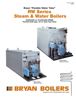 RW Series Steam & Water Boilers