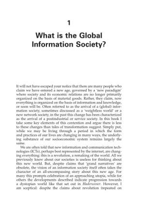 What Is the Global Information Society?
