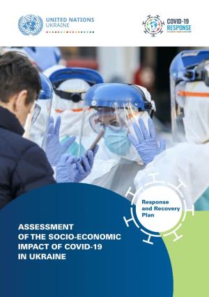ASSESSMENT of the SOCIO-ECONOMIC IMPACT of COVID-19 in UKRAINE Photo on Cover