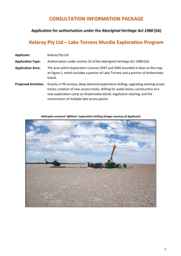 Lake Torrens Murdie Exploration Program