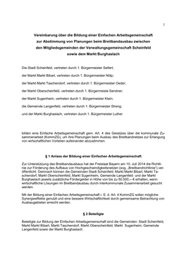 Vereinbarung Breitbandausbau-Vgem