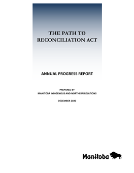 The Path to Reconciliation Act ______