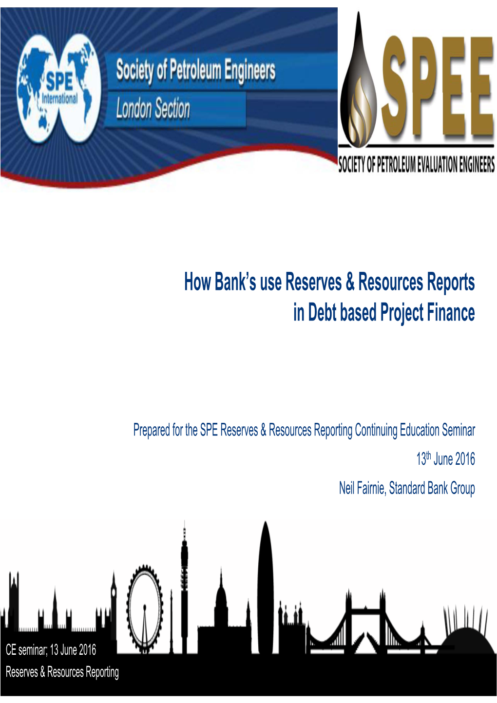 How Bank's Use Reserves & Resources Reports in Debt Based Project Finance