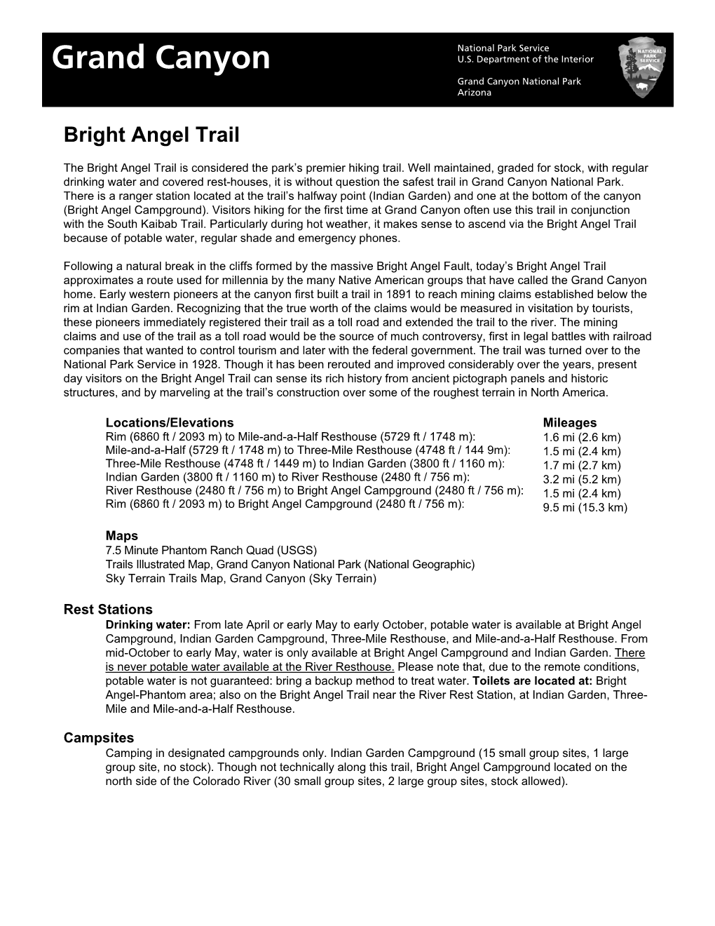 Bright Angel Trail