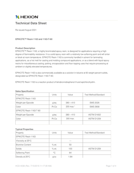 Technical Data Sheet