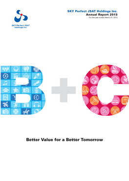 Better Value for a Better Tomorrow Whowe Are