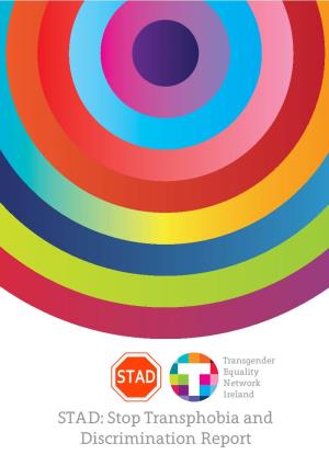 STAD: Stop Transphobia and Discrimination Report