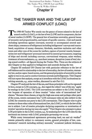 The Tanker War and the Law of Armed Conflict (Loac)