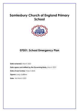 Coping with a School Emergency: Practical Resources For