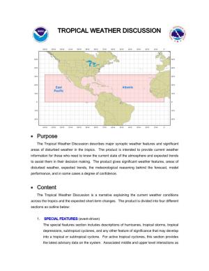 Tropical Weather Discussion
