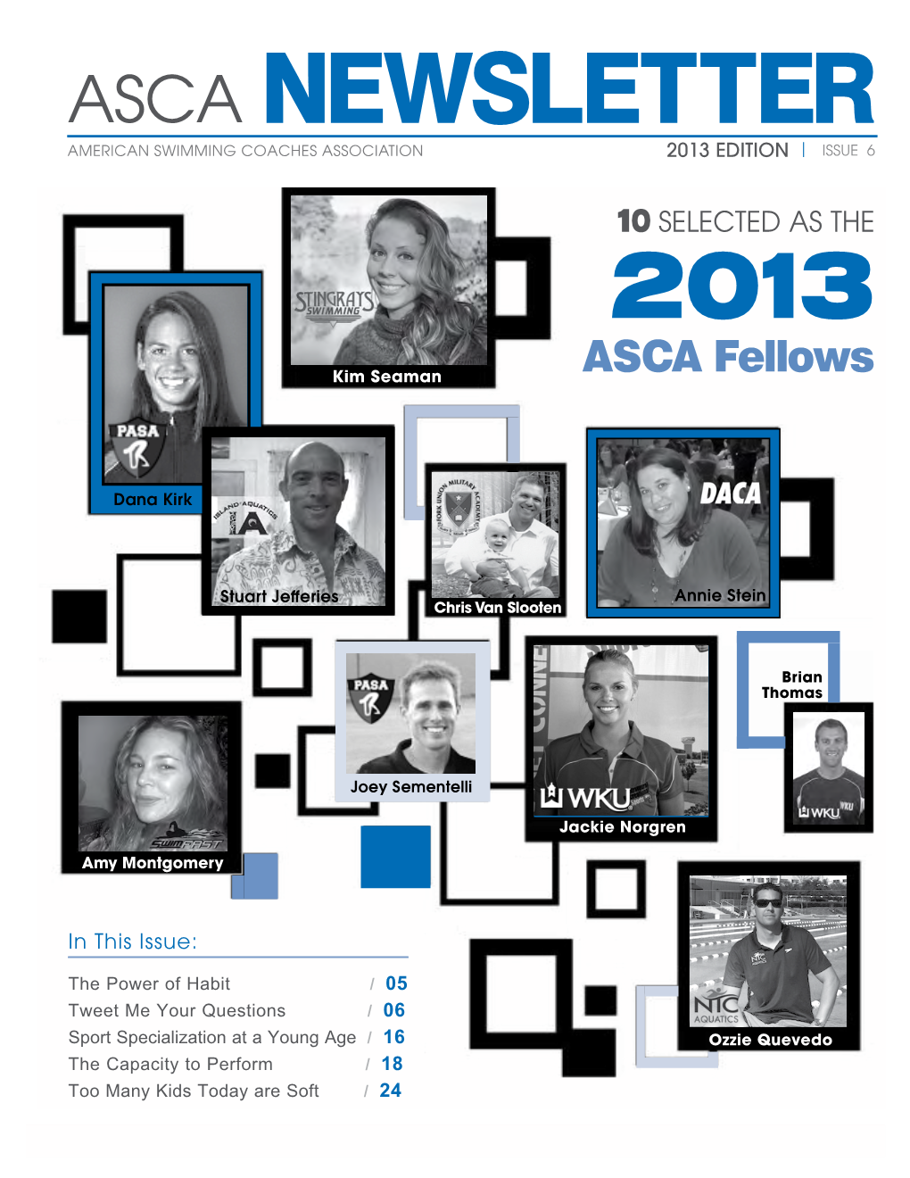 ASCA Newsletter American Swimming Coaches Association 2013 Edition | Issue 6